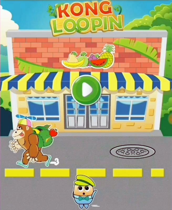 Emulate Android APK Kong Loopin | Drop Fruit